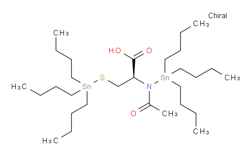 (R)-2-(N-(tributylstannyl)acetamido)-3-((tributylstannyl)thio)propanoic acid