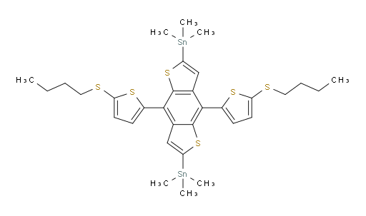 (4,8-bis(5-(butylthio)thiophen-2-yl)benzo[1,2-b:4,5-b']dithiophene-2,6-diyl)bis(trimethylstannane)