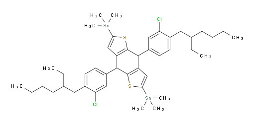 (4,8-bis(3-chloro-4-(2-ethylhexyl)phenyl)-4,8-dihydrobenzo[1,2-b:4,5-b']dithiophene-2,6-diyl)bis(trimethylstannane)