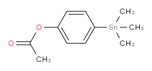 4-(trimethylstannyl)phenyl acetate