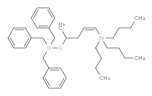 (Z)-tribenzyl((5-(tributylstannyl)pent-4-en-2-yl)oxy)silane