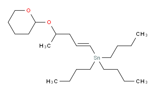 (E)-tributyl(4-((tetrahydro-2H-pyran-2-yl)oxy)pent-1-en-1-yl)stannane