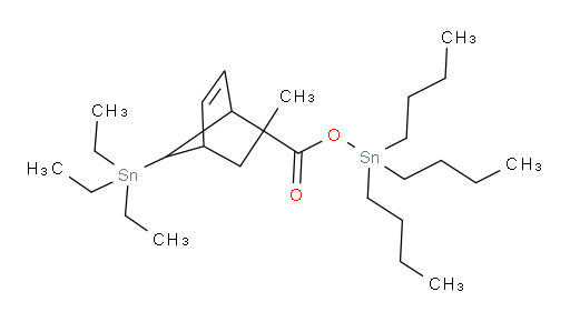 tributylstannyl 2-methyl-7-(triethylstannyl)bicyclo[2.2.1]hept-5-ene-2-carboxylate