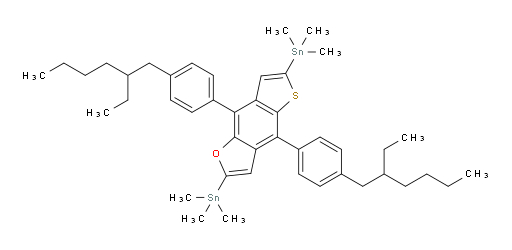 (4,8-bis(4-(2-ethylhexyl)phenyl)thieno[2,3-f]benzofuran-2,6-diyl)bis(trimethylstannane)