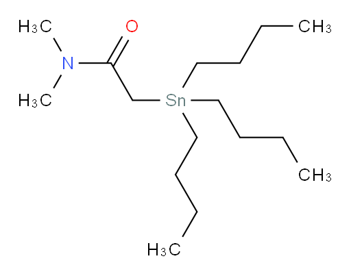 N,N-dimethyl-2-(tributylstannyl)acetamide