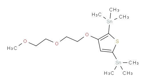 (3-(2-(2-methoxyethoxy)ethoxy)thiophene-2,5-diyl)bis(trimethylstannane)