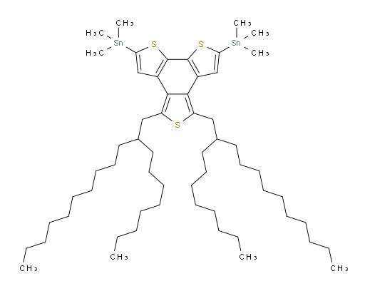 (4,6-双(2-辛基十二烷基)苯并[1,2-b:6,5-b':3,4-c'']三噻吩-2,8-二基)双(三甲基锡烷)