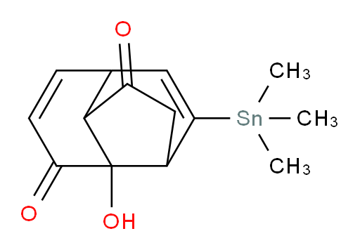 7a-hydroxy-9-(trimethylstannyl)-3a,4-dihydro-1H-1,4-ethenoindene-3,7(2H,7aH)-dione