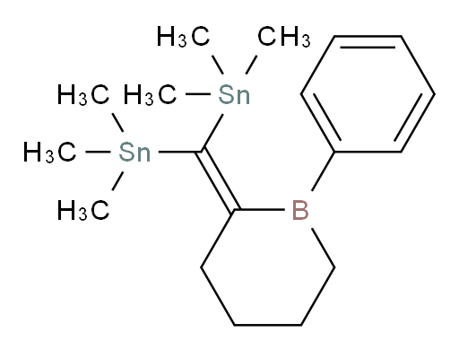 ((1-phenylborinan-2-ylidene)methylene)bis(trimethylstannane)