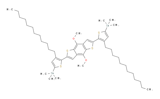 (5,5'-(4,8-dimethoxybenzo[1,2-b:4,5-b']dithiophene-2,6-diyl)bis(4-dodecylthiophene-5,2-diyl))bis(trimethylstannane)