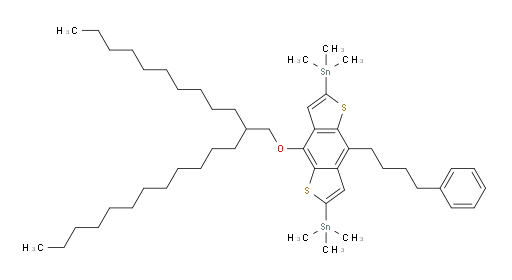 (4-((2-decyltetradecyl)oxy)-8-(4-phenylbutyl)benzo[1,2-b:4,5-b']dithiophene-2,6-diyl)bis(trimethylstannane)