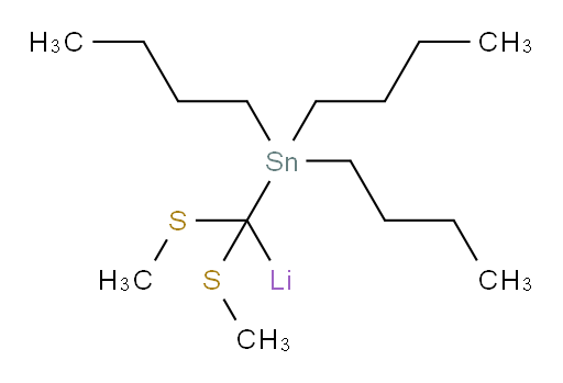 (bis(methylthio)(tributylstannyl)methyl)lithium