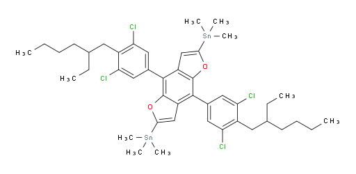 (4,8-bis(3,5-dichloro-4-(2-ethylhexyl)phenyl)benzo[1,2-b:4,5-b']difuran-2,6-diyl)bis(trimethylstannane)