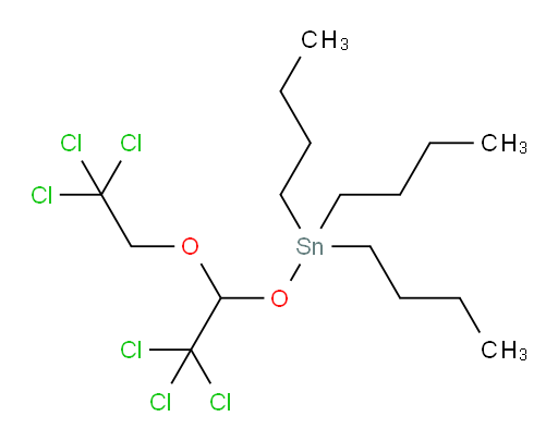 tributyl(2,2,2-trichloro-1-(2,2,2-trichloroethoxy)ethoxy)stannane
