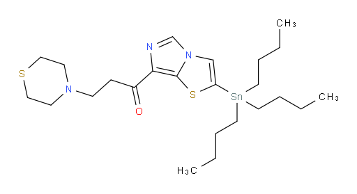 3-硫基吗啉-4-基-1-(2-(三丁基锡基)咪唑并[5,1-b]噻唑-7-基)丙-1-酮
