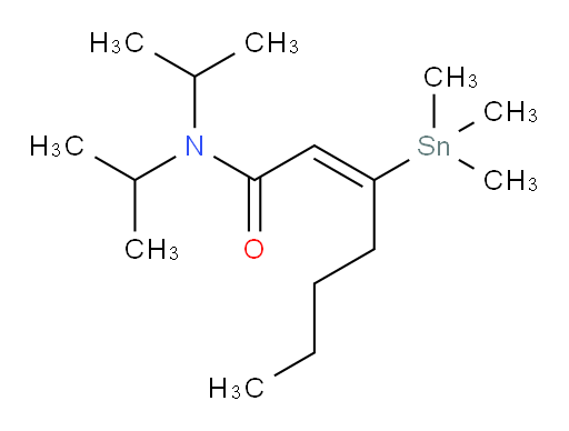 (E)-N,N-二异丙基-3-(三甲基锡基)庚-2-烯酰胺