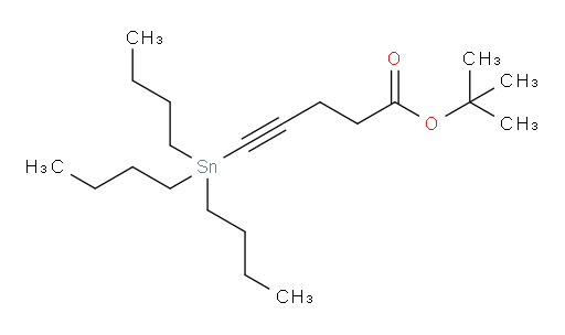 叔丁基 5-(三丁基锡基)戊-4-炔酸酯