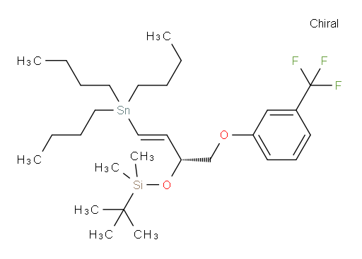 (R,E)-tert-butyldimethyl((4-(tributylstannyl)-1-(3-(trifluoromethyl)phenoxy)but-3-en-2-yl)oxy)silane