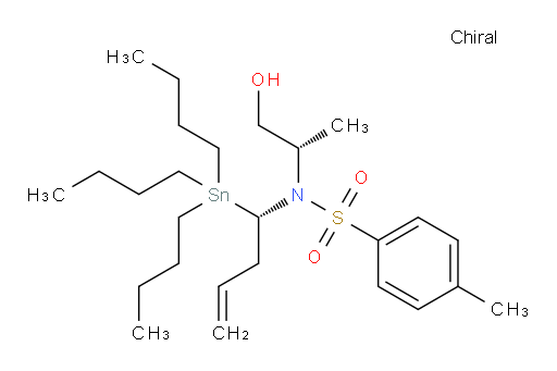 N-((S)-1-羟基丙-2-基)-4-甲基-N-((S)-1-(三丁基锡基)丁-3-烯-1-基)苯磺酰胺