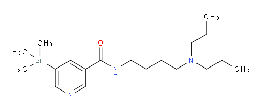 N-(4-(dipropylamino)butyl)-5-(trimethylstannyl)nicotinamide
