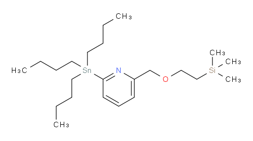 2-(tributylstannyl)-6-((2-(trimethylsilyl)ethoxy)methyl)pyridine