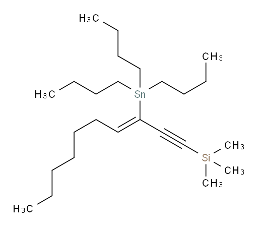 (Z)-trimethyl(3-(tributylstannyl)dec-3-en-1-yn-1-yl)silane