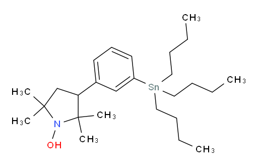 2,2,5,5-tetramethyl-3-(3-(tributylstannyl)phenyl)pyrrolidin-1-ol