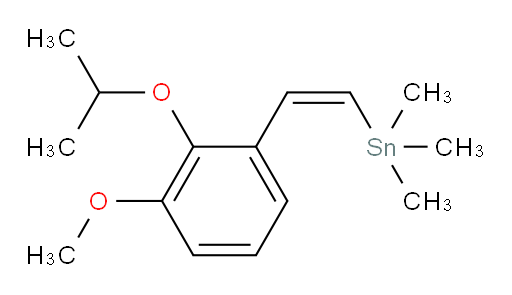 (Z)-(2-isopropoxy-3-methoxystyryl)trimethylstannane