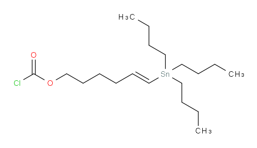 (E)-6-(tributylstannyl)hex-5-en-1-yl carbonochloridate