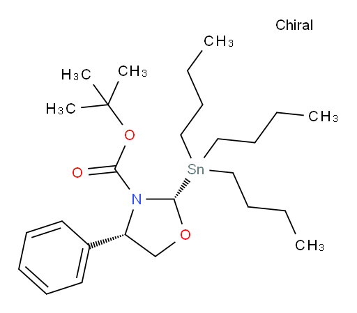 (2S,4S)-tert-butyl 4-phenyl-2-(tributylstannyl)oxazolidine-3-carboxylate