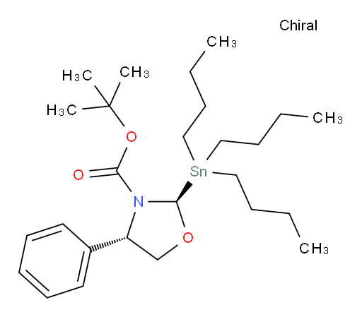 (2R,4S)-tert-butyl 4-phenyl-2-(tributylstannyl)oxazolidine-3-carboxylate