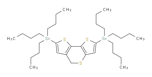 (5H-dithieno[3,2-b:2',3'-d]thiopyran-2,7-diyl)bis(tributylstannane)