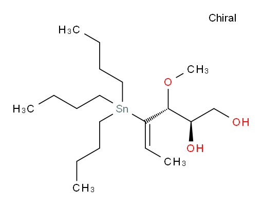 (2R,3R,E)-3-methoxy-4-(tributylstannyl)hex-4-ene-1,2-diol