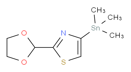 2-(1,3-dioxolan-2-yl)-4-(trimethylstannyl)thiazole