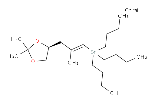 (S,E)-tributyl(3-(2,2-dimethyl-1,3-dioxolan-4-yl)-2-methylprop-1-en-1-yl)stannane