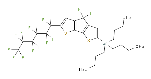 tributyl(4,4-difluoro-6-(perfluorohexyl)-4H-cyclopenta[1,2-b:5,4-b']dithiophen-2-yl)stannane