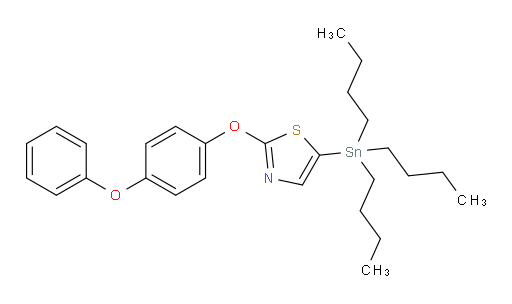 2-(4-phenoxyphenoxy)-5-(tributylstannyl)thiazole