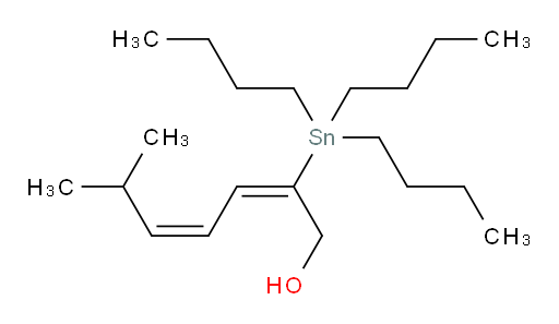 (2E,4Z)-6-methyl-2-(tributylstannyl)hepta-2,4-dien-1-ol