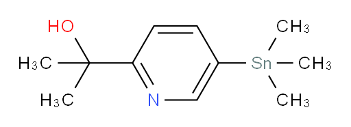 2-(5-(trimethylstannyl)pyridin-2-yl)propan-2-ol
