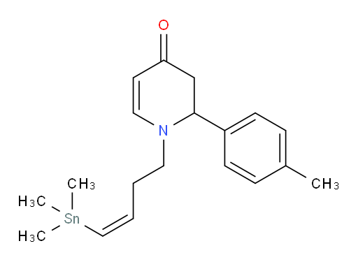 (Z)-2-(对甲苯基)-1-(4-(三甲基锡基)丁-3-烯-1-基)-2,3-二氢吡啶-4(1H)-酮