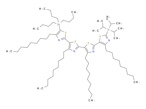 4,4',4'',4'''-tetranonyl-5-(tributylstannyl)-2'''-(triisopropylsilyl)-2,5':2',5'':2'',5'''-quaterthiazole