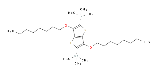 (3,6-bis(octyloxy)thieno[3,2-b]thiophene-2,5-diyl)bis(trimethylstannane)