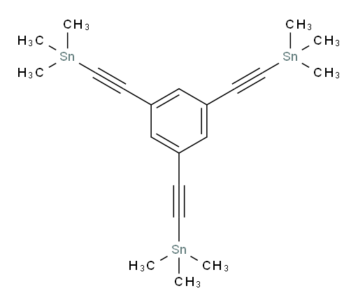 1,3,5-tris((trimethylstannyl)ethynyl)benzene