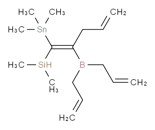 (Z)-(2-(diallylboryl)-1-(trimethylstannyl)penta-1,4-dien-1-yl)dimethylsilane