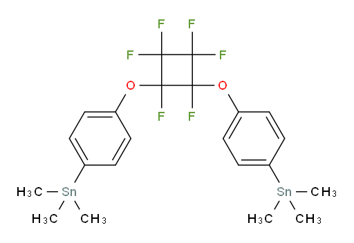 (((全氟环丁烷-1,2-二基)双(氧基))双(4,1-苯基ene))双(三甲基锡烷)