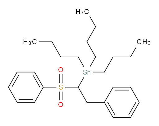 三丁基(2-苯基-1-(苯基磺酰基)乙基)锡烷