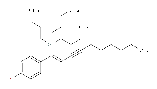 (Z)-(1-(4-bromophenyl)dec-1-en-3-yn-1-yl)tributylstannane