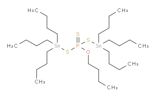 O-butyl S,S-bis(tributylstannyl) phosphorotrithioate
