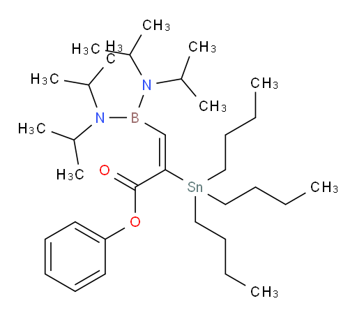 (E)-phenyl 3-(bis(diisopropylamino)boryl)-2-(tributylstannyl)acrylate