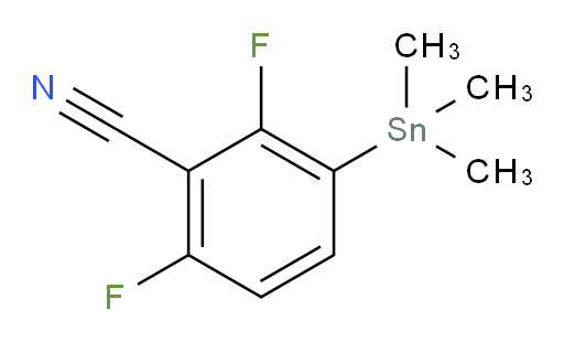 2,6-difluoro-3-(trimethylstannyl)benzonitrile